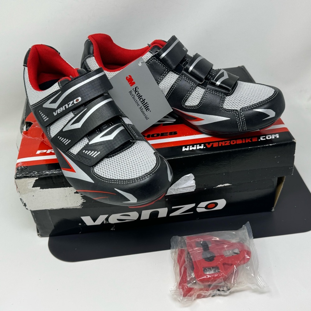 Venzo cycling or spinning shoes men’s size 8